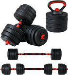 Bituminous dumbbells 40 kg Set 4in1 + handles