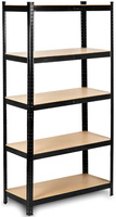 Metal storage rack 150x75x30 cm BLACK