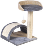 Scratching post, cat bed with an observation platform, 2 levels