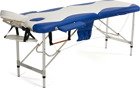 Table, massage bed 2-section aluminium two-color