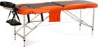 Table, massage bed 2-section aluminium two-color