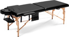 Table, massage bed 2-section wood XXL