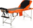 Table, massage bed 3-section aluminium two-color