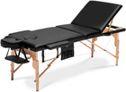 Table, massage bed 3-section wood XXL