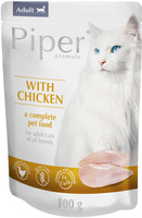 Wet cat food with chicken Piper Animals SET 10x100g