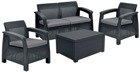 A set of garden furniture CORFU II BOX graphite