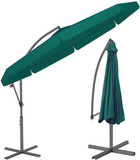 Garden umbrella on the side arm, foldable