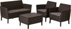 Garden furniture set SALEMO 2 braun