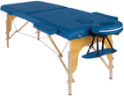 Stół, łóżko do masażu 2-segmentowe drewniane XXL