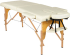 Stół. łóżko do masażu 2-segmentowe drewniane XXL