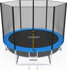 Garden trampoline for children 312 cm FUNFIT with external net and ladder