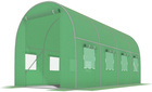 GREEN foil tunnel with windows - 8m2 = 400*200*200