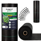 Agrotextile 1,1x100m 135g/ms anti-weed mat